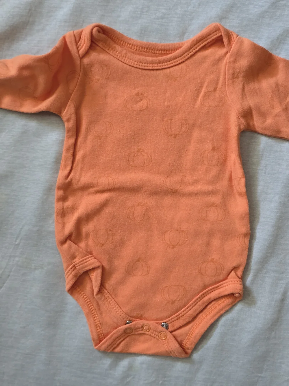 HB Fall Themed Long Sleeve Onesie Set - Size 3/6M